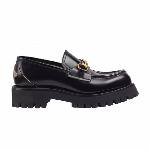 Gucci Wmns Lug Sole Loafer 'Black'