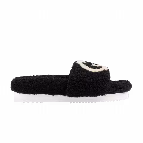 Gucci Wmns Slide 'Interlocking G Merino Wool - Black'