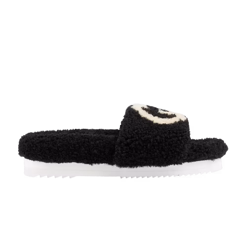 Gucci Women's Slide Interlocking G Merino Wool - Black