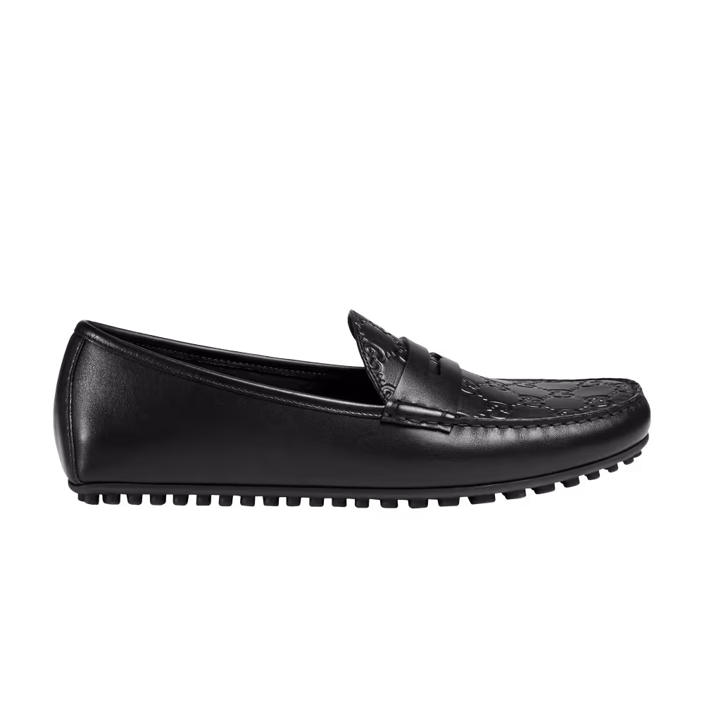 Gucci Driver Black Debossed