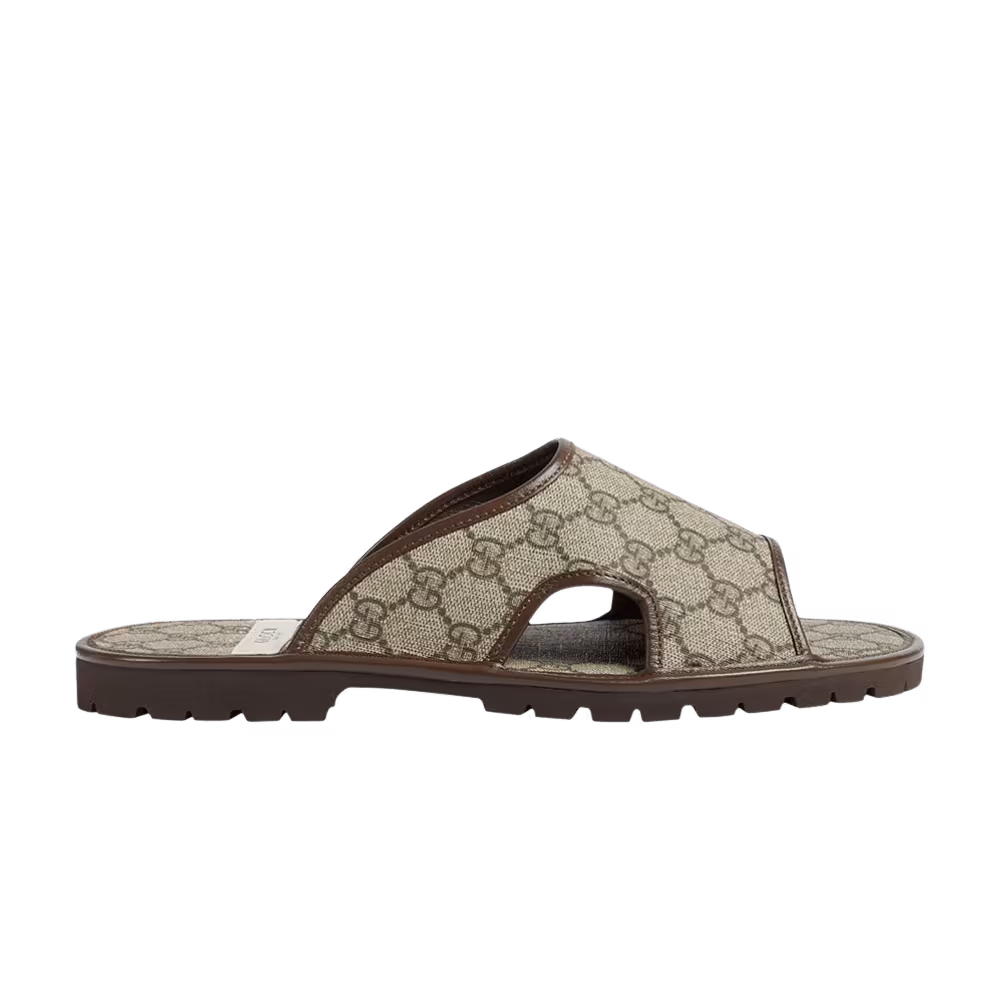 Gucci GG Supreme Slide Beige