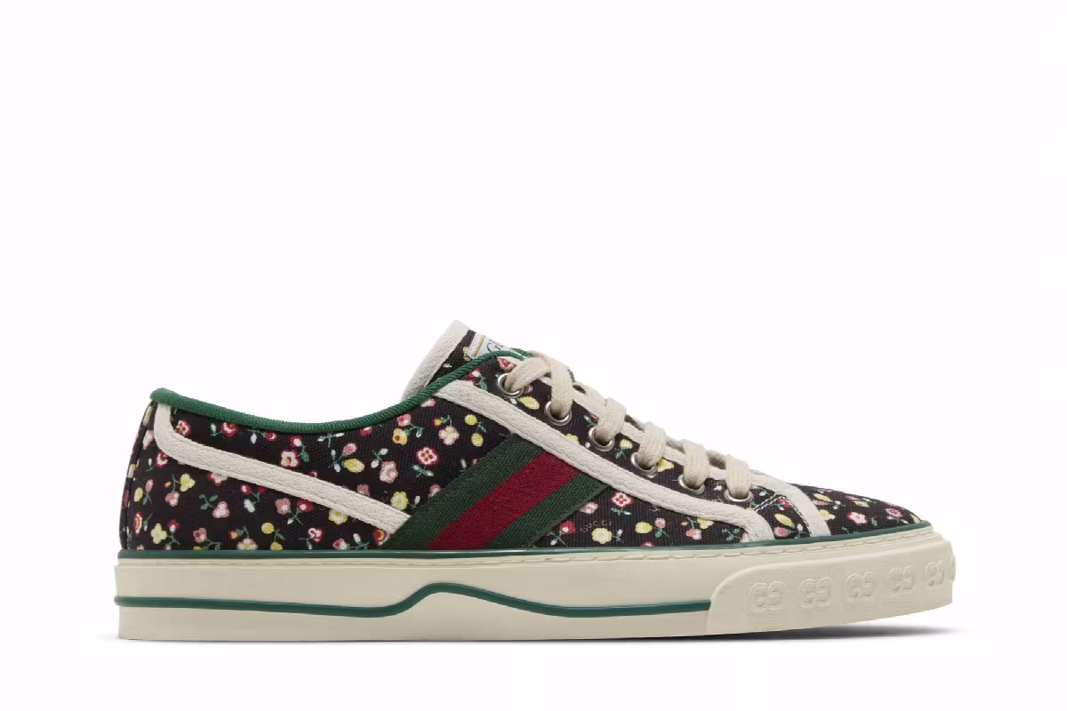 Liberty of London x Gucci Women's Tennis 1977 Floral - Black, view 2