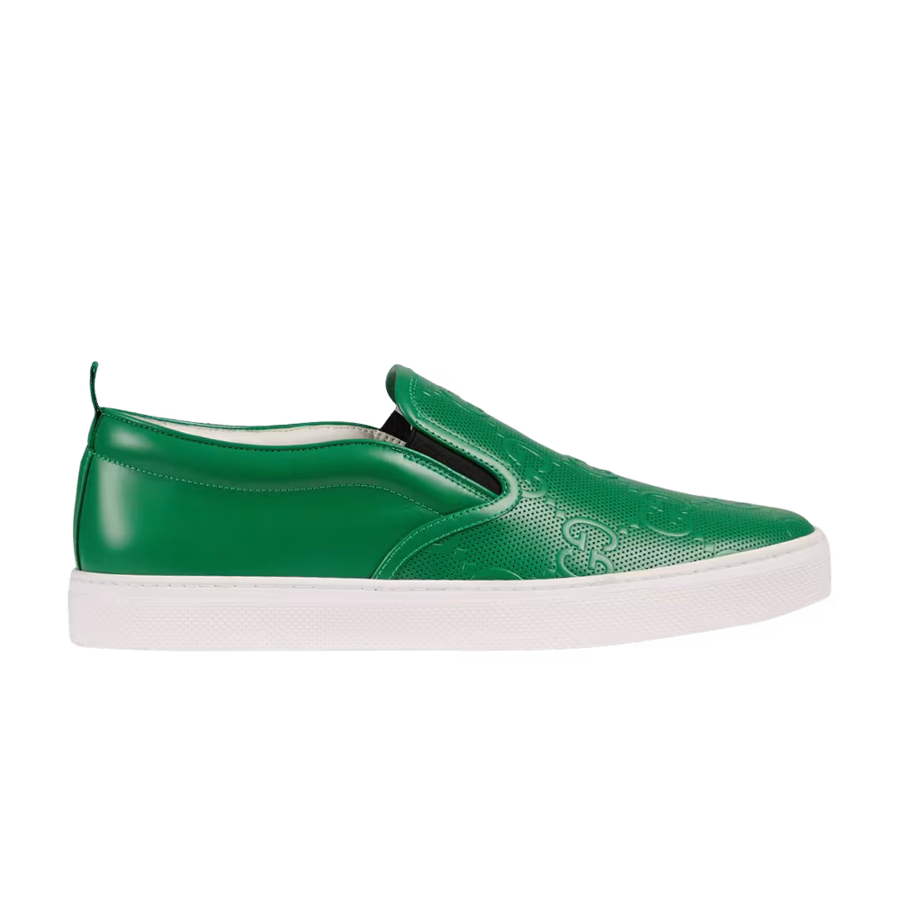Gucci Slip-On GG Embossed - Green