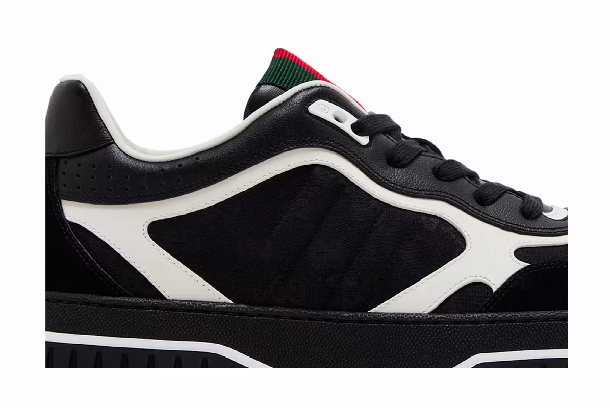 Gucci Re-Web Sneaker GG Canvas - Black, view 3