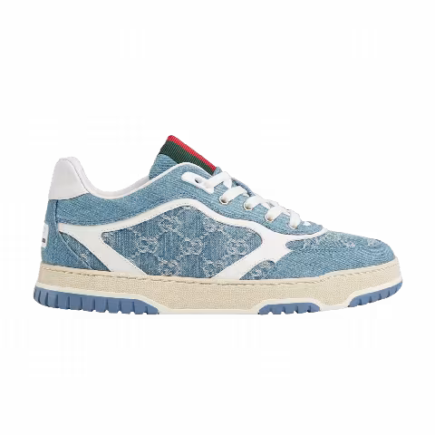 Gucci Re-Web Sneaker 'Light Blue Denim'