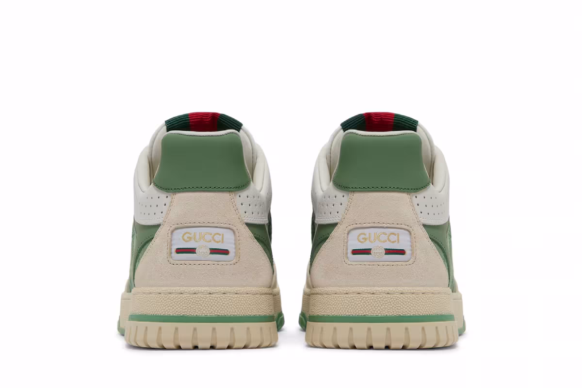 Gucci Re-Web Sneaker GG Canvas - Ivory Green, view 7