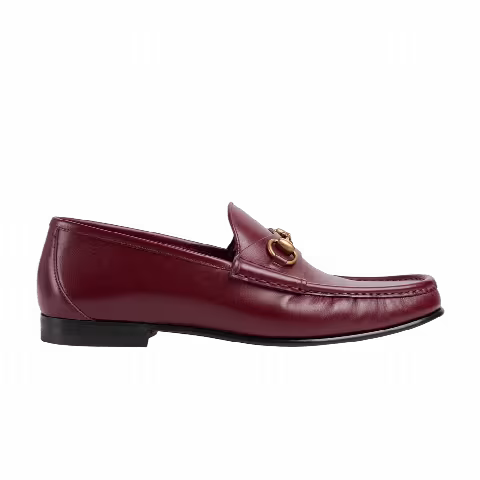 Gucci 1953 Horsebit Leather Loafer 'Rosso Ancora'