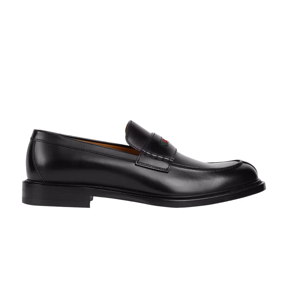Gucci Loafer Black Green Red