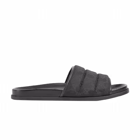 Gucci Slide Sandal 'GG Canvas - Black'