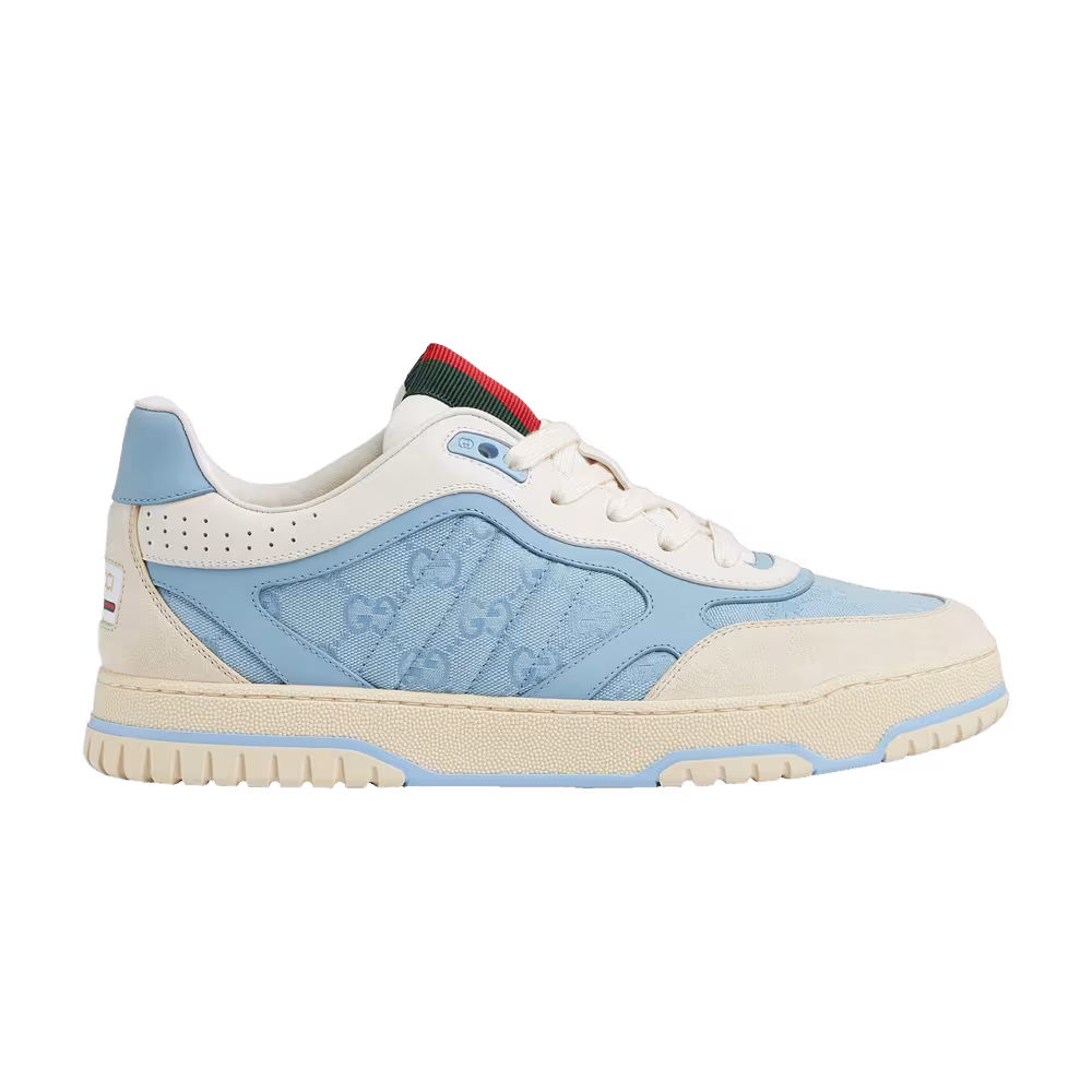 Gucci Re-Web Sneaker GG Canvas - Light Blue Ivory