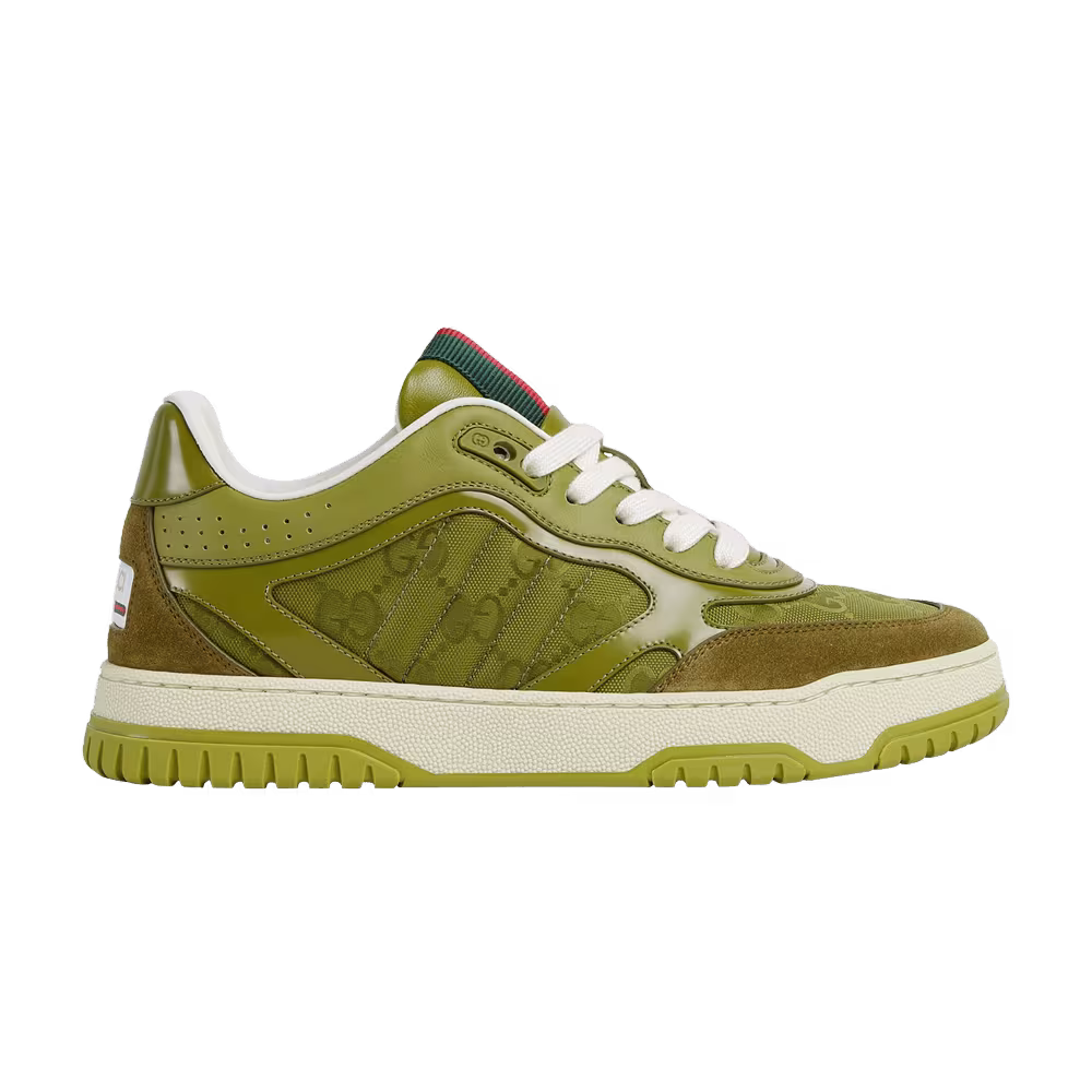 Gucci Women's Re-Web Sneaker GG Canvas - Dark Green