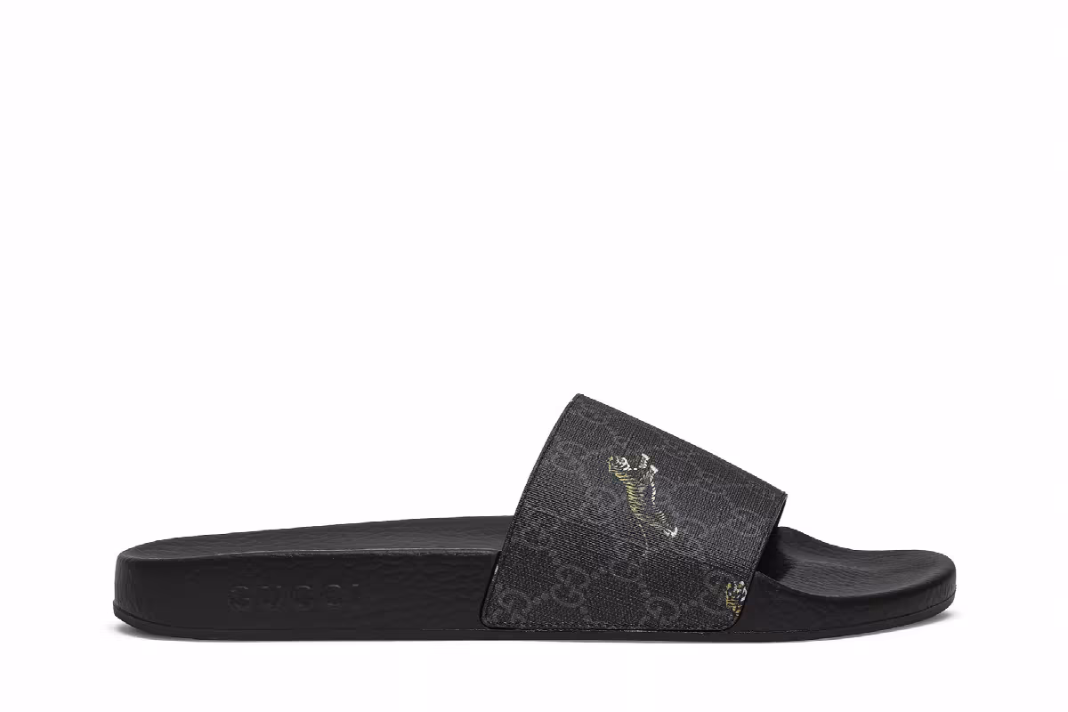 Gucci GG Supreme Slide Tiger, view 2