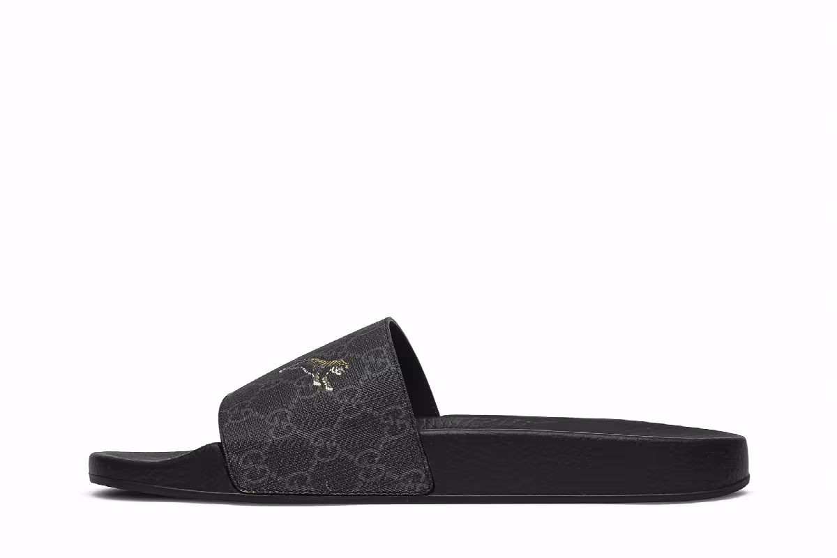 Gucci GG Supreme Slide Tiger, view 4