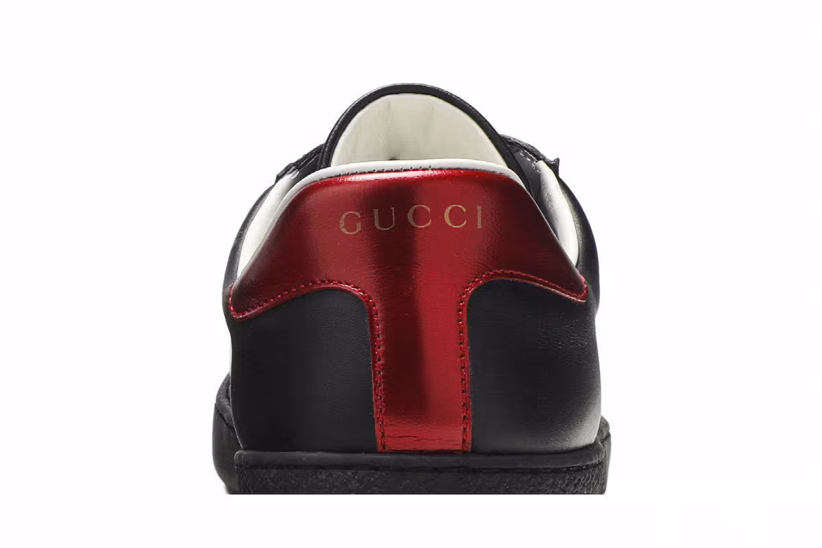 Gucci Ace Stripe Leather Black, view 8