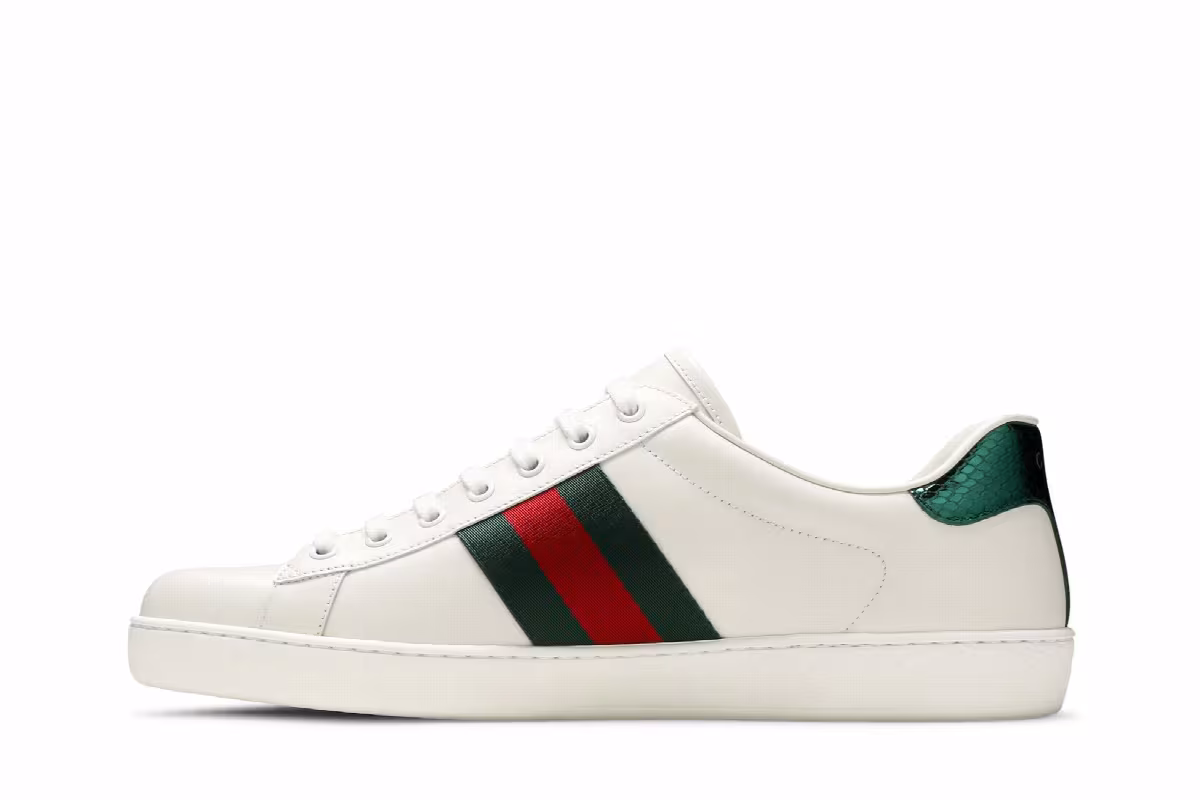 Gucci Ace Embroidered Bee, view 4