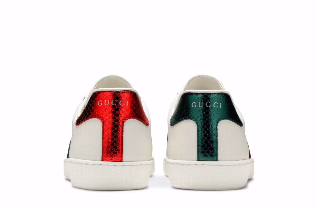 Gucci Ace Embroidered Bee, view 7