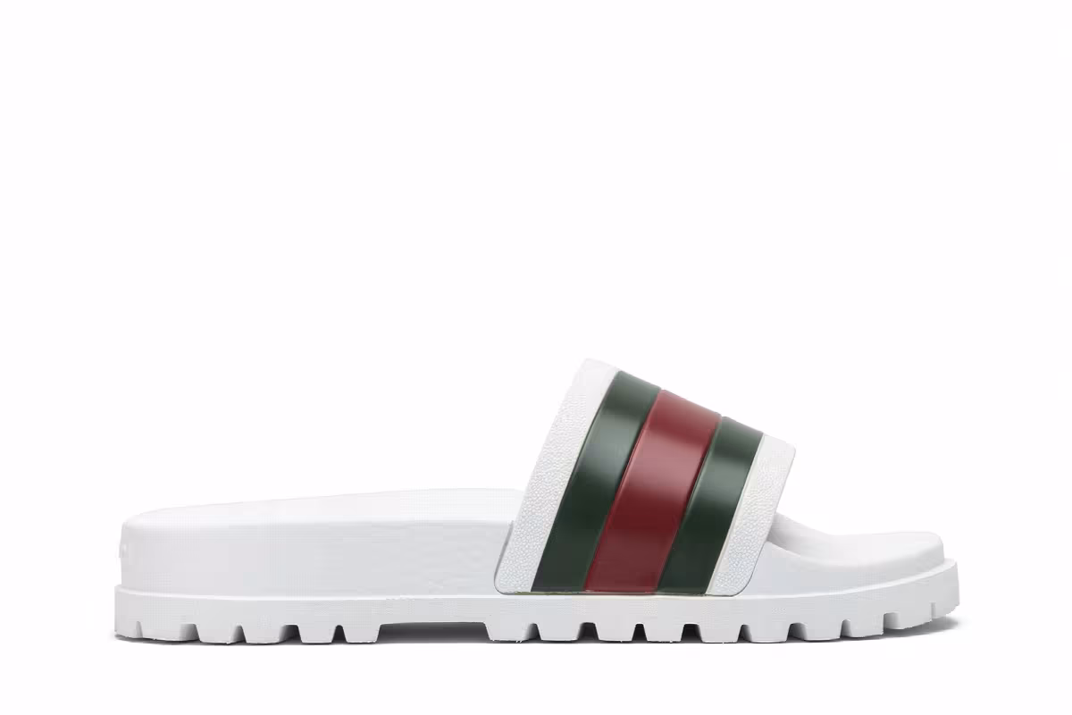 Gucci Web Slide White, view 2