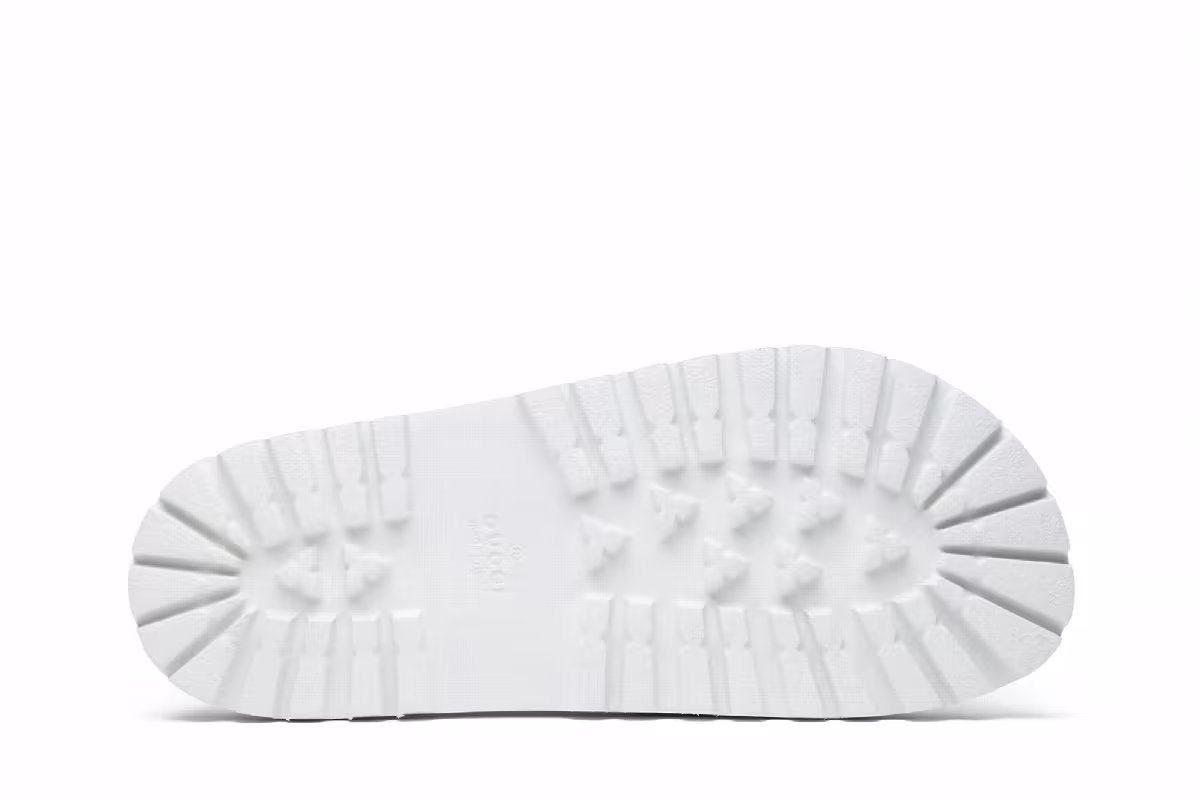 Gucci Web Slide White, view 5