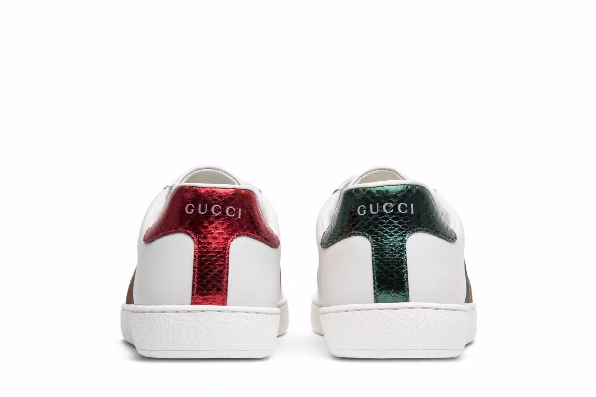 Gucci Ace Embroidered Bee, view 7