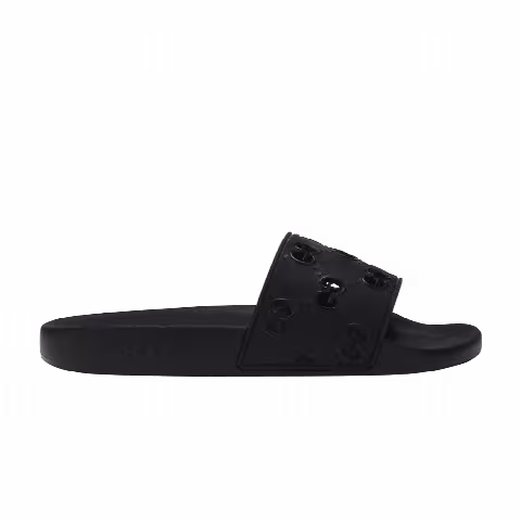 Gucci Rubber GG Slide 'Black'