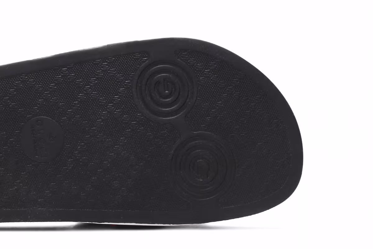 Gucci Stripe Rubber Slide Ecru, view 6