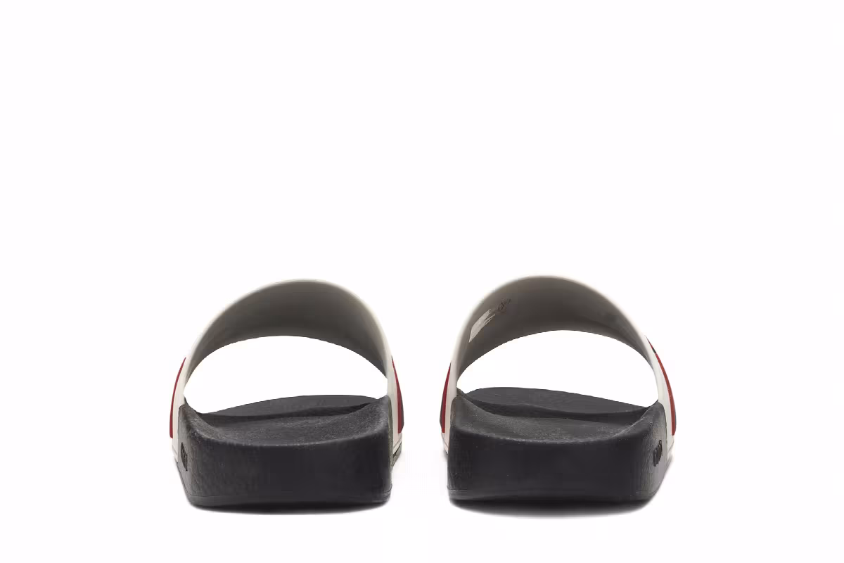 Gucci Stripe Rubber Slide Ecru, view 7