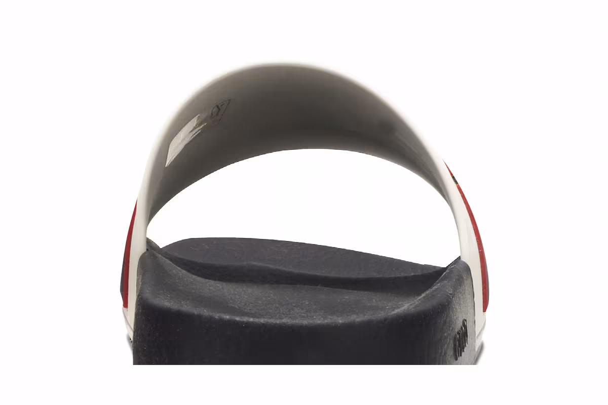Gucci Stripe Rubber Slide Ecru, view 8
