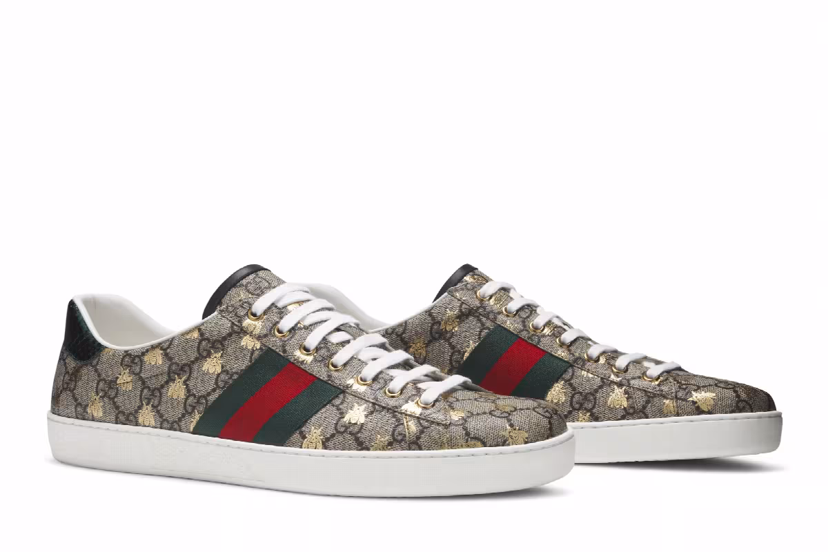 Gucci Ace GG Supreme Bees, view 9