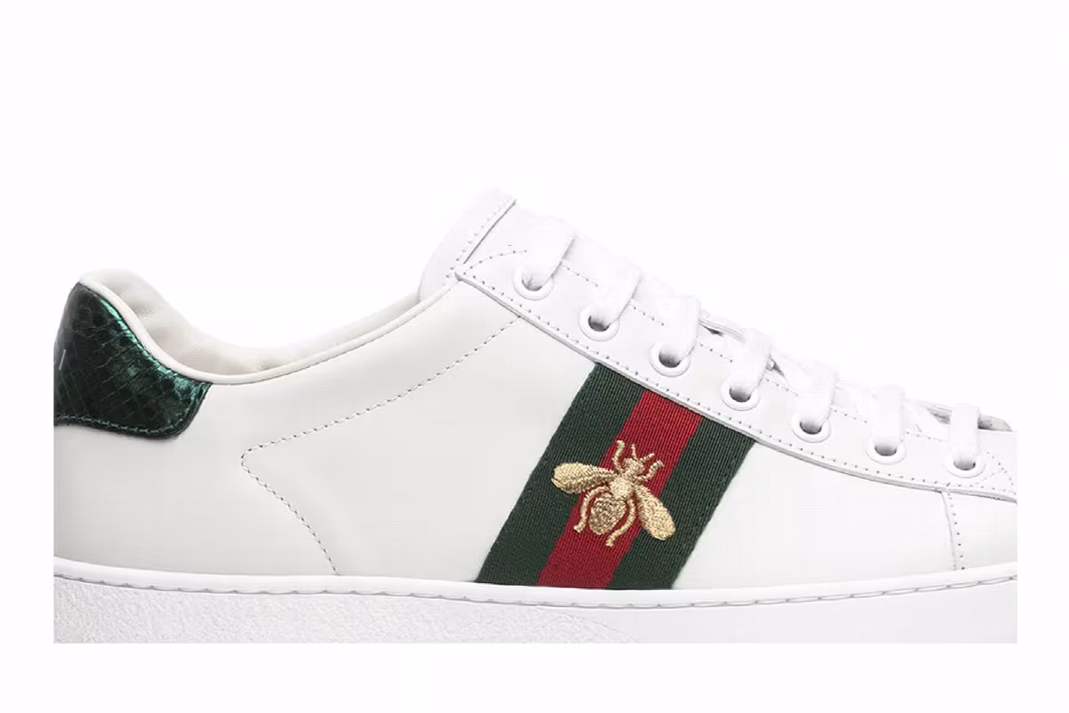 Gucci Women's Ace Embroidered Bee, view 3