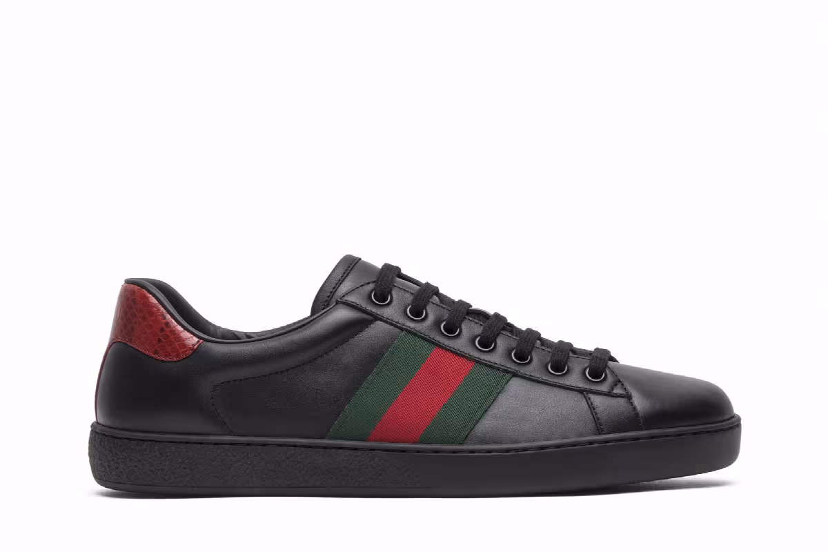 Gucci Ace Leather Black, view 2