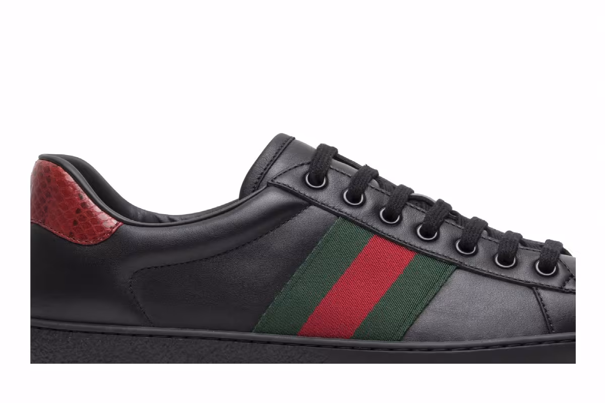 Gucci Ace Leather Black, view 3