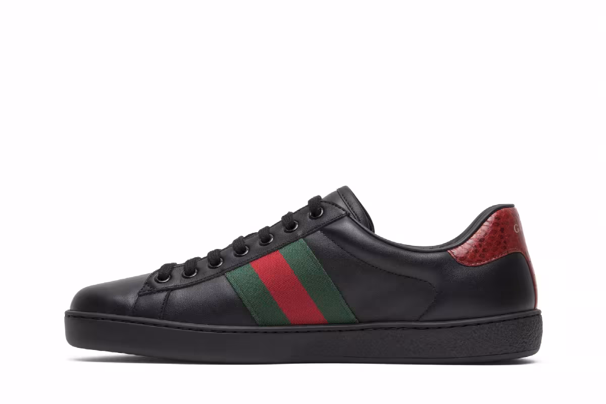 Gucci Ace Leather Black, view 4