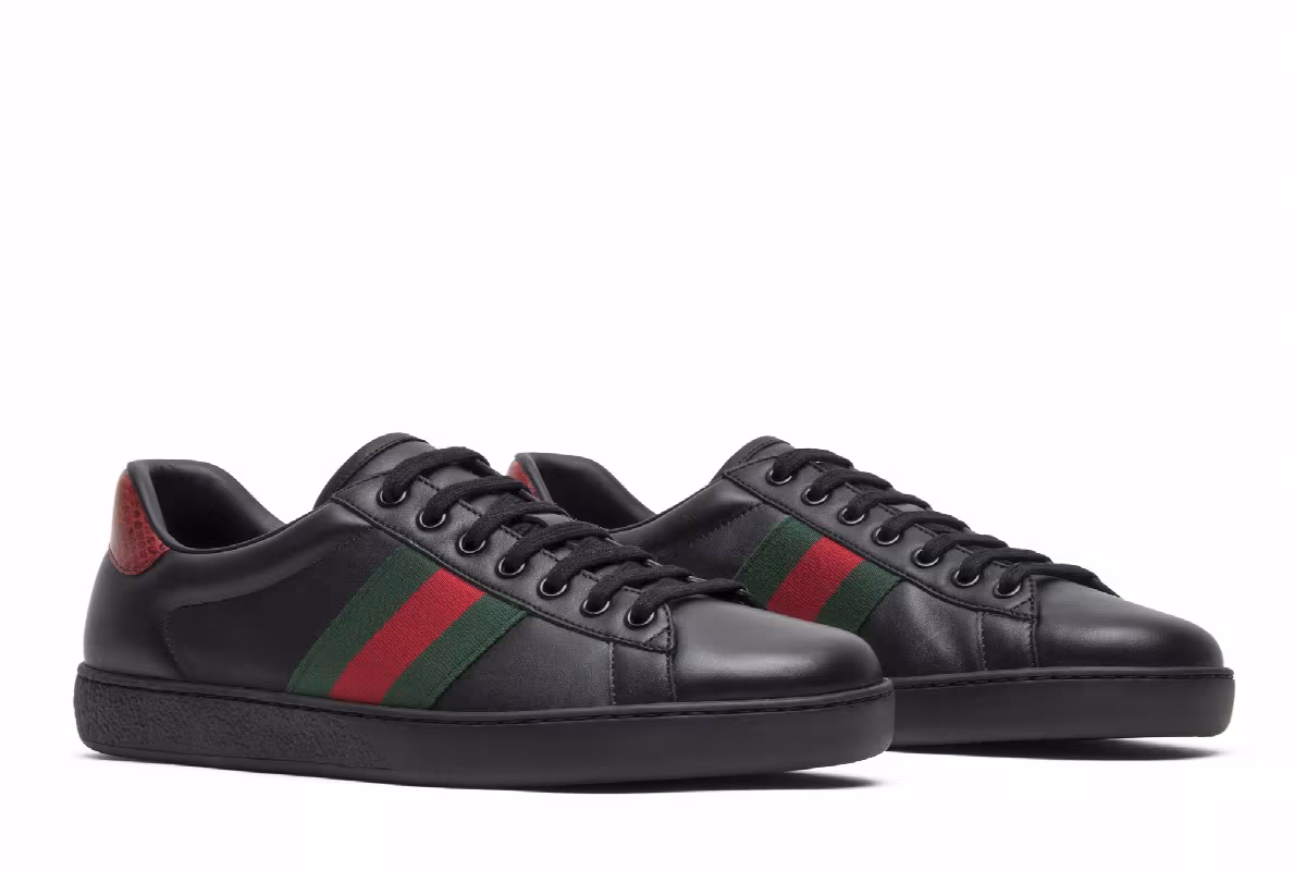 Gucci Ace Leather Black, view 9
