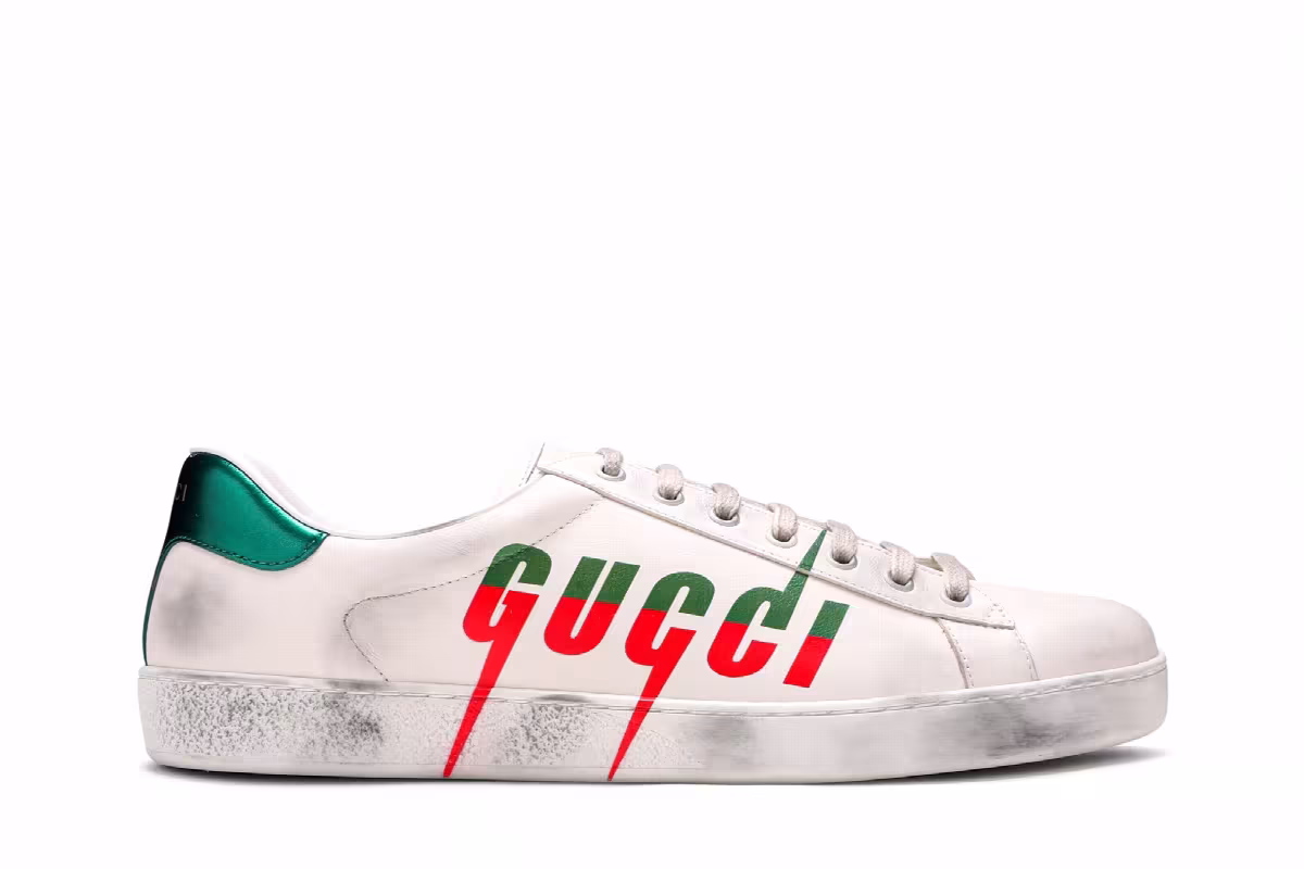 Gucci Ace Gucci Blade - Distressed W, view 2