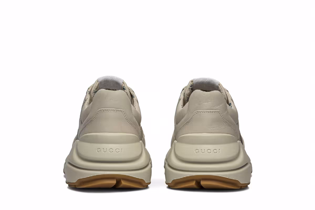 Gucci Rhyton Leather Sneaker NY Yankees, view 7