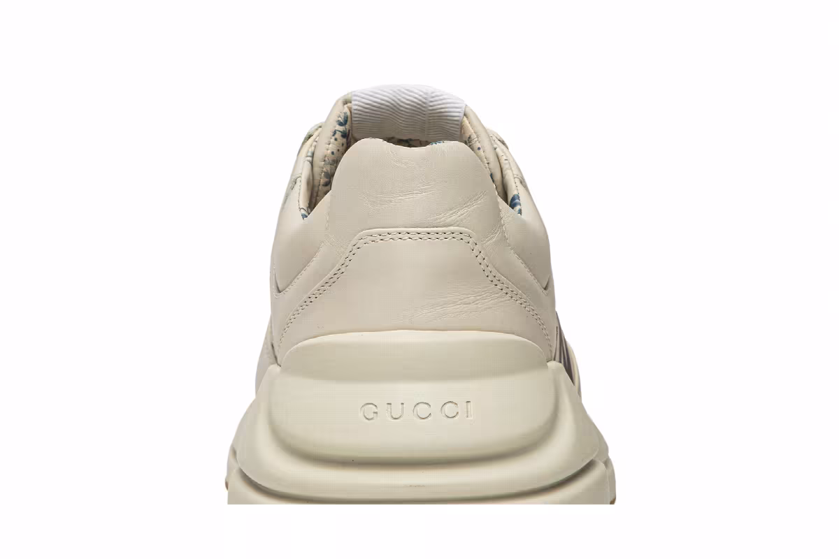 Gucci Rhyton Leather Sneaker NY Yankees, view 8