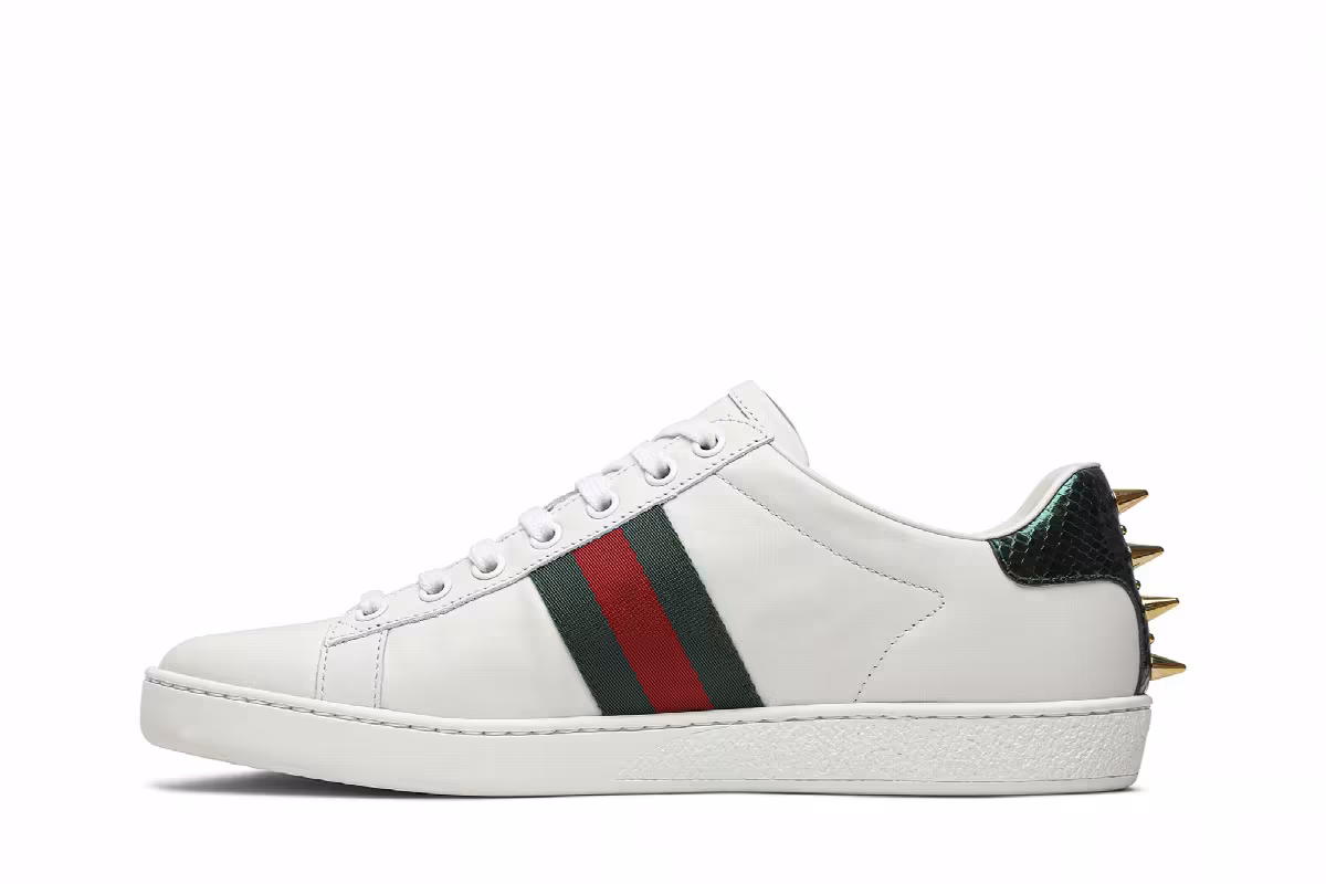 Gucci Women's Ace Studded White, view 4