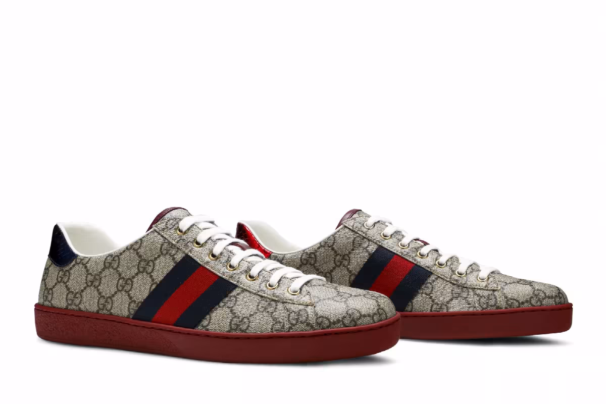 Gucci Ace GG Supreme Beige, view 9