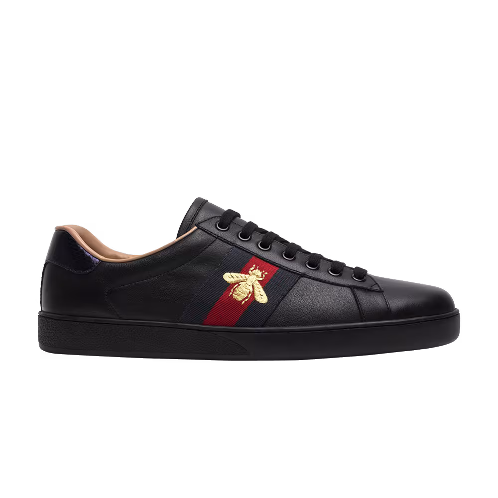 Gucci Ace Embroidered Black Bee
