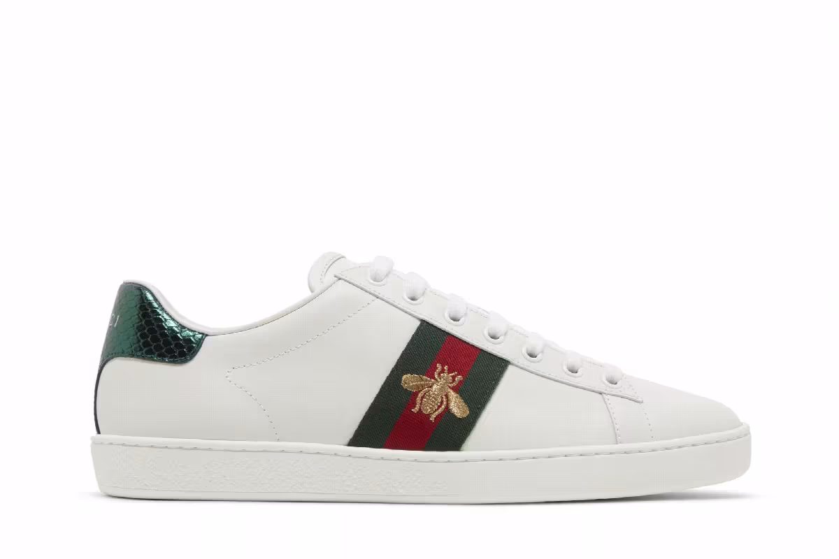 Gucci Women's Ace Embroidered Bee, view 2