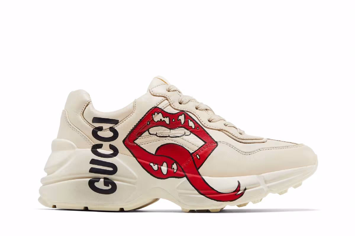 Gucci Women's Rhyton Mouth Print, view 2
