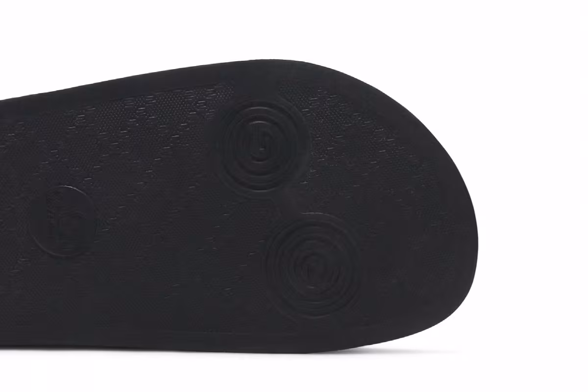 Gucci Logo Rubber Slide Black, view 6