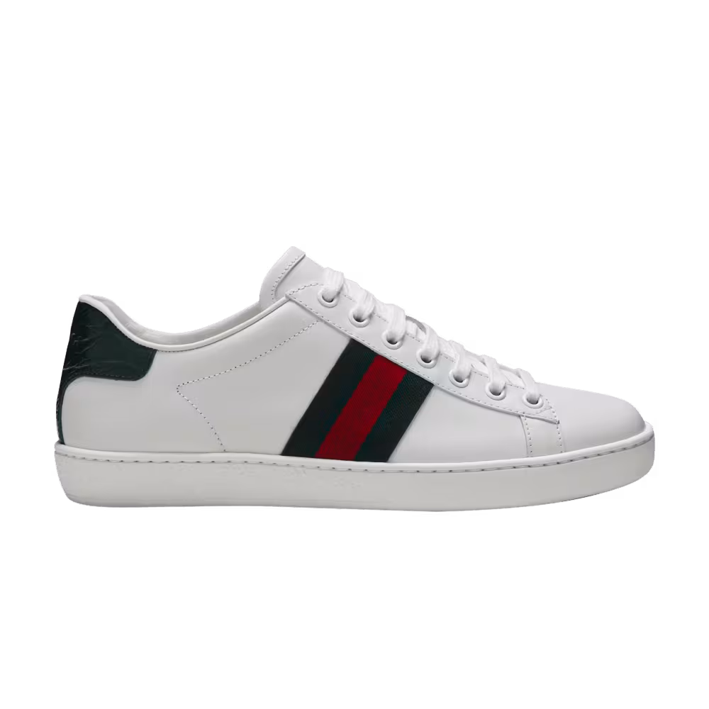 Gucci Women's Ace Green Crocodile
