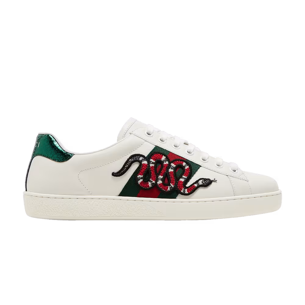 Gucci Ace Embroidered Snake