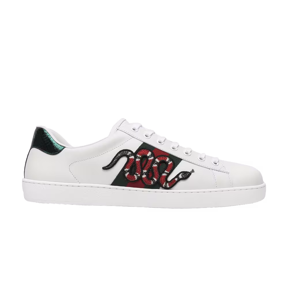 Gucci Ace Embroidered Snake