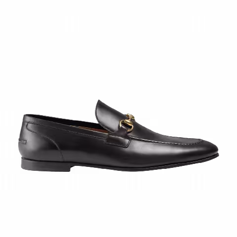 Gucci Jordaan Leather Loafer 'Black'