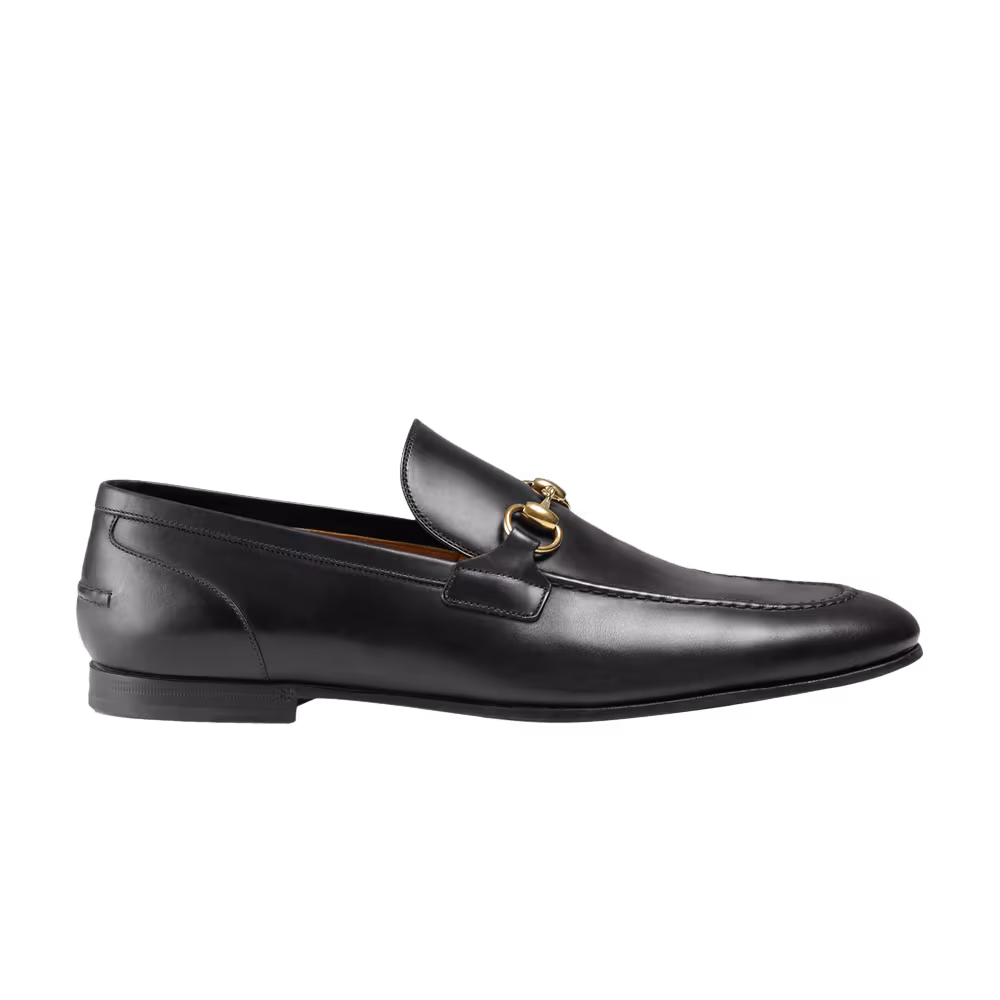 Gucci Jordaan Leather Loafer Black