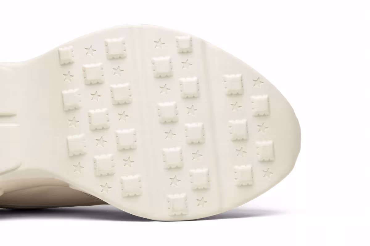 Gucci Rhython Leather Sneaker Logo, view 6
