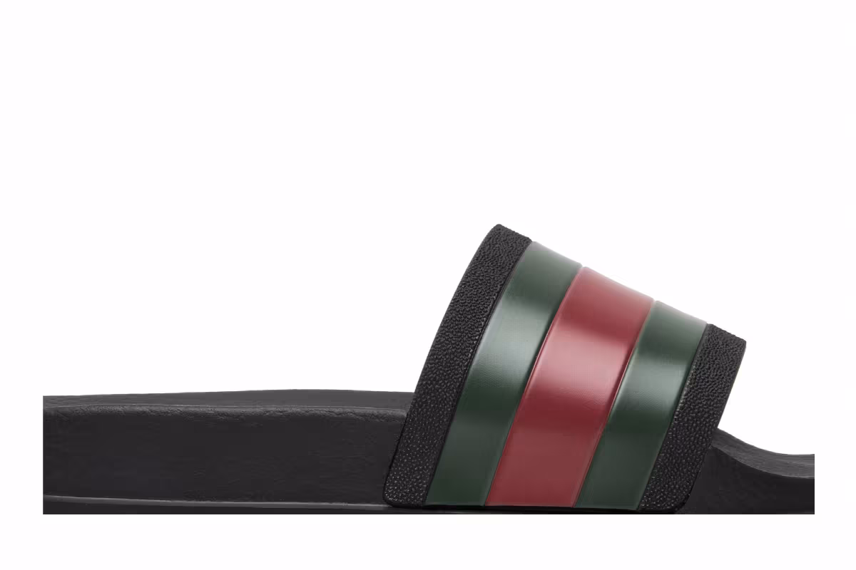 Gucci Web Slide Black, view 3