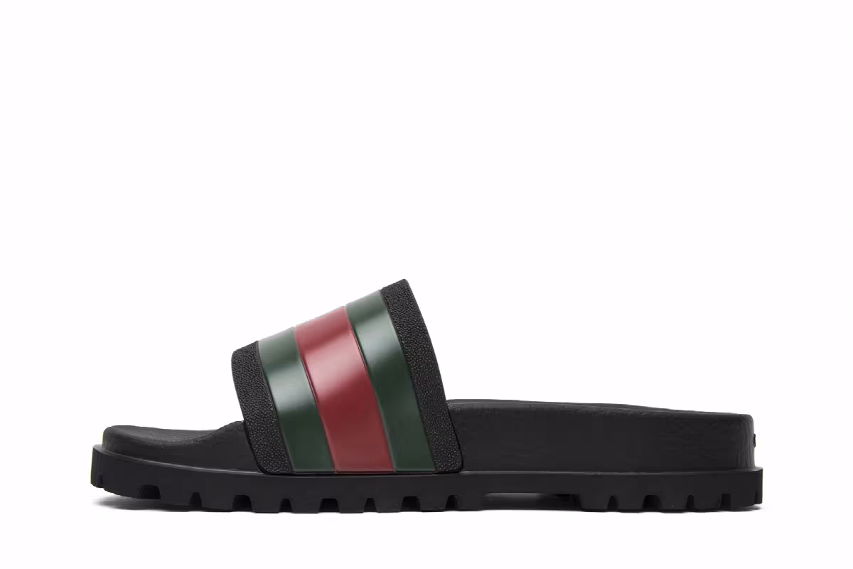 Gucci Web Slide Black, view 4